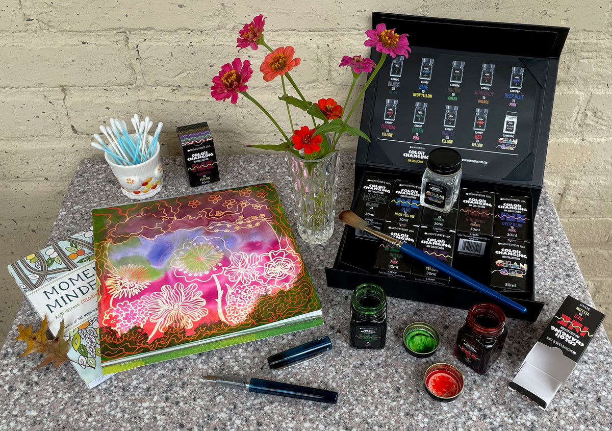 Getting Creative with Monteverde's Color Changing Inks - Pen Boutique Ltd