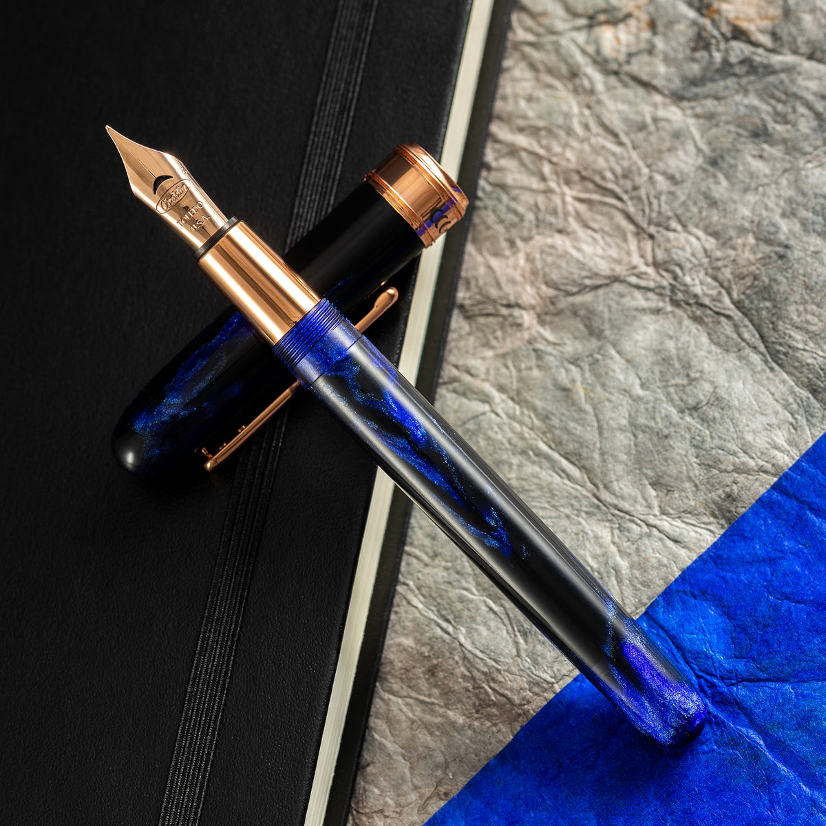 Conklin Symetrik Fountain Pen - Limited Edition - Mystic Soul "Energy" - Rose Gold Trim (Pen Boutique Exclusive) - Pen Boutique Ltd