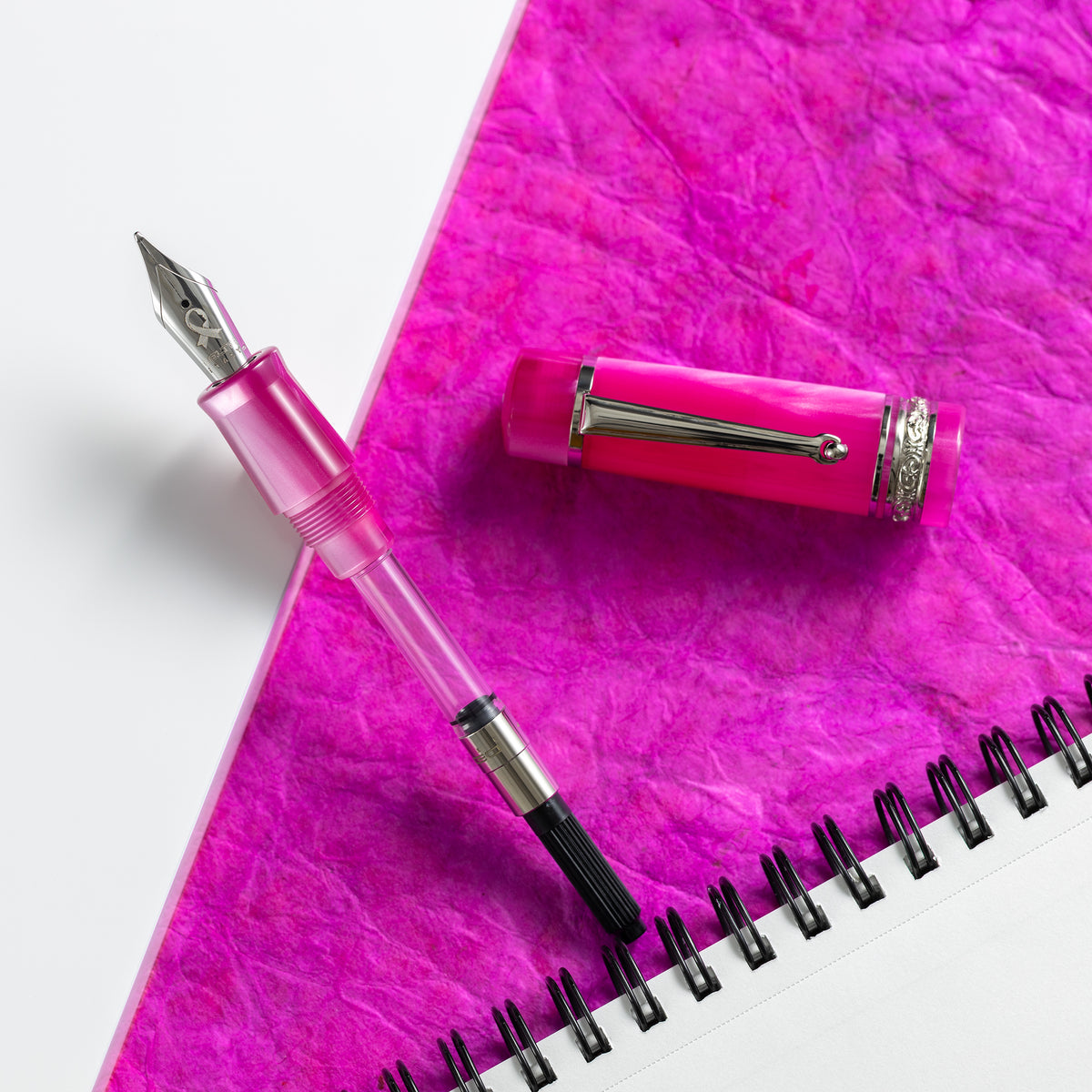 Delta DV Original Fountain Pen - Pink - Pen Boutique Exclusive - Pen Boutique Ltd