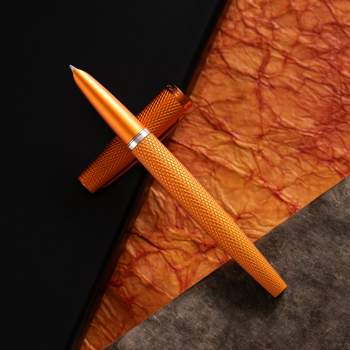 Diplomat Viper Fountain Pen - Orange - Pen Boutique Ltd