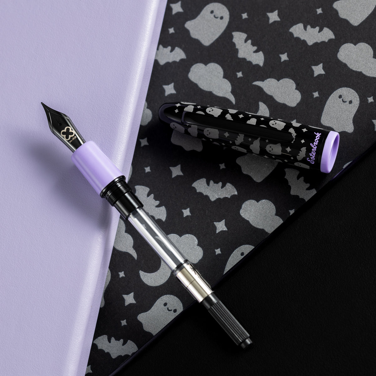 Esterbrook x Sweet Kawaii Design Estie Fountain Pen - Sweetly Haunted Black - Pen Boutique Ltd