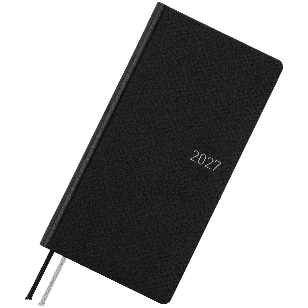 Hobonichi 2027 Light Hardcover English Book - Paper Series: Black Argyle - Tall & Slim (Weeks - January Start) - Pen Boutique Ltd