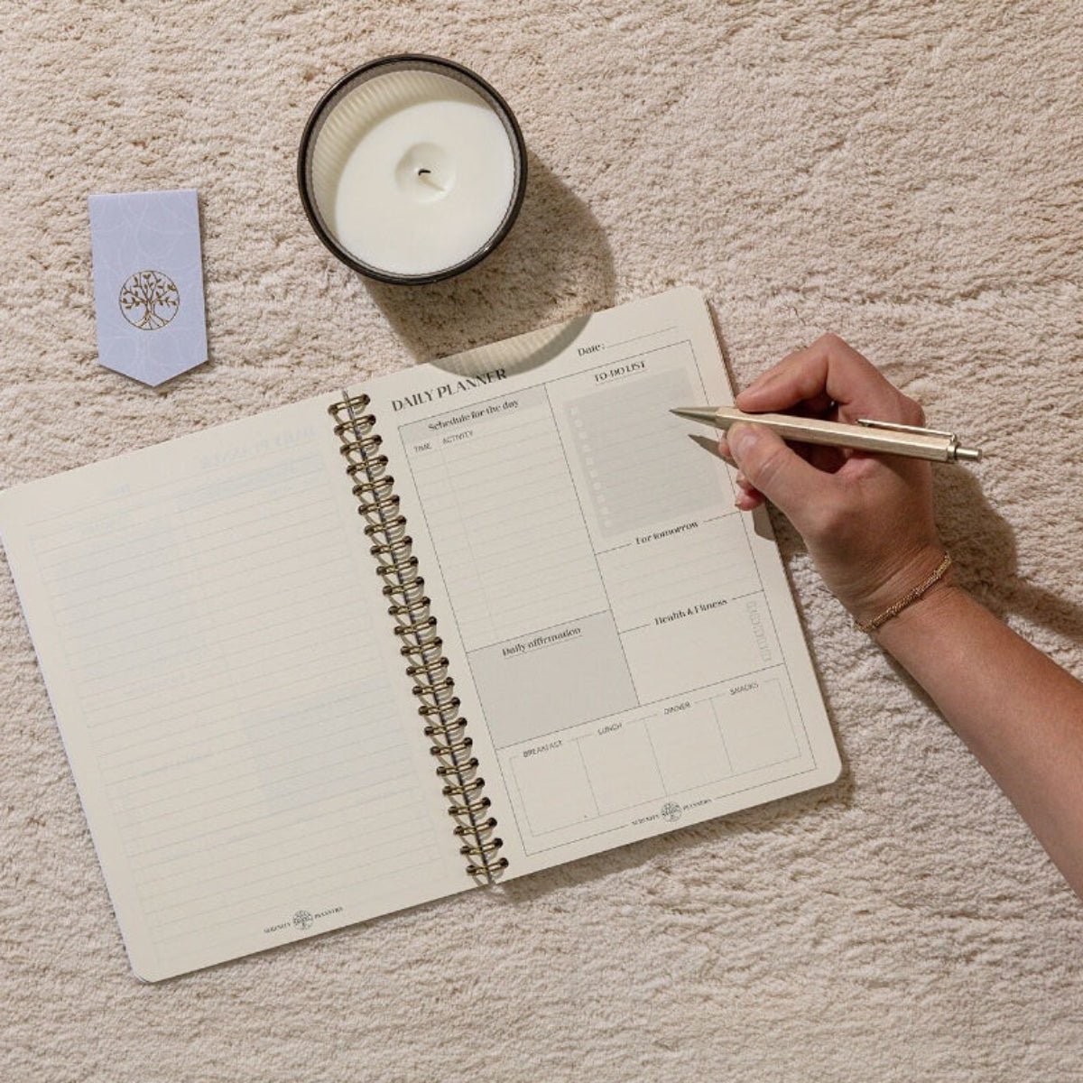 Clairefontaine Inspire Daily Planner Wirebound Notebook - A5 - Pen Boutique Ltd