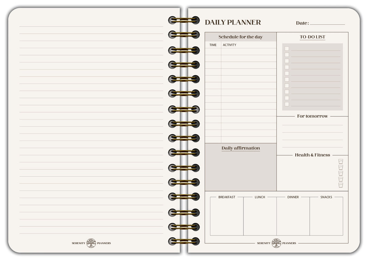 Clairefontaine Inspire Daily Planner Wirebound Notebook - A5 - Pen Boutique Ltd