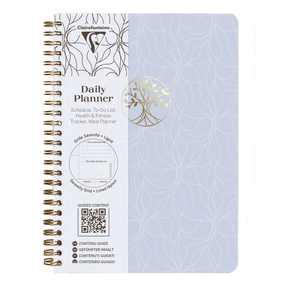 Clairefontaine Inspire Daily Planner Wirebound Notebook - A5 - Pen Boutique Ltd