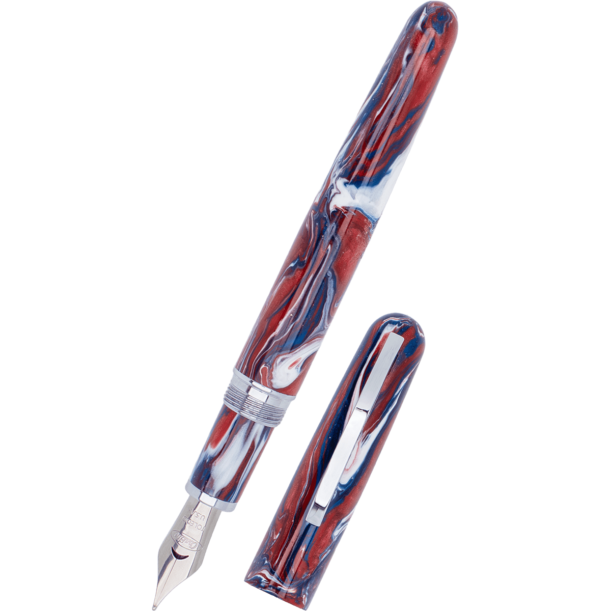 Conklin Streamline Fountain Pen - USA 250 - Chrome Trim (Limited Edition) - Pen Boutique Ltd