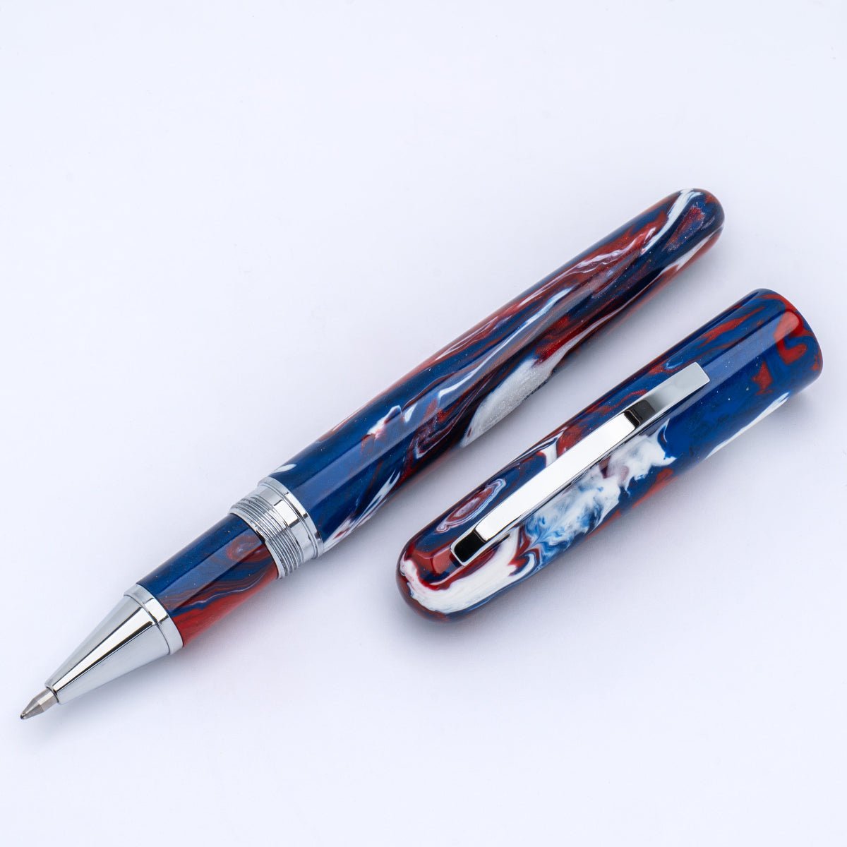 Conklin Streamline Rollerball Pen - USA 250 - Chrome Trim (Limited Edition) - Pen Boutique Ltd