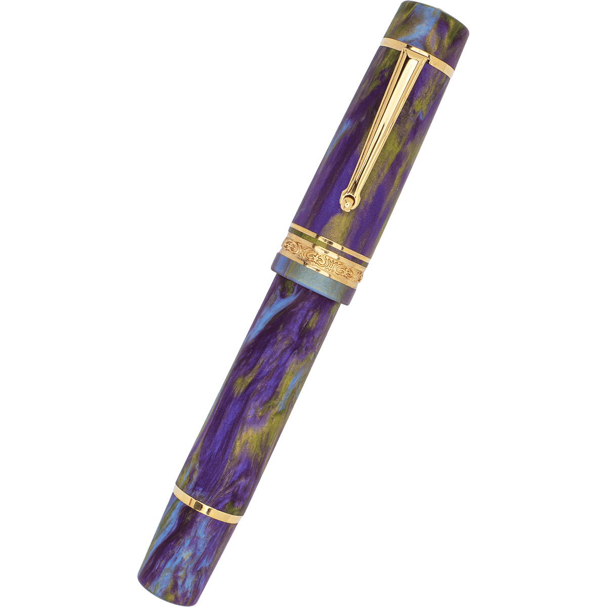 Delta Limited Edition Fountain Pen - DV 2.0 - Wisteria Walk - Gold Trim (Oversize) - Pen Boutique Ltd