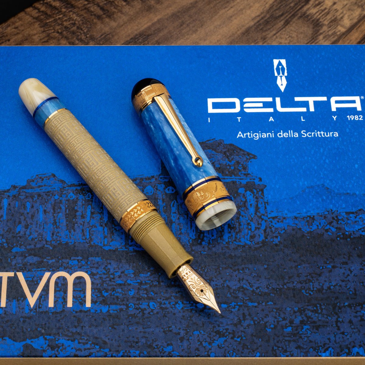 Delta Paestum Fountain Pen - 14K Nib (Limited Edition) - Pen Boutique Ltd