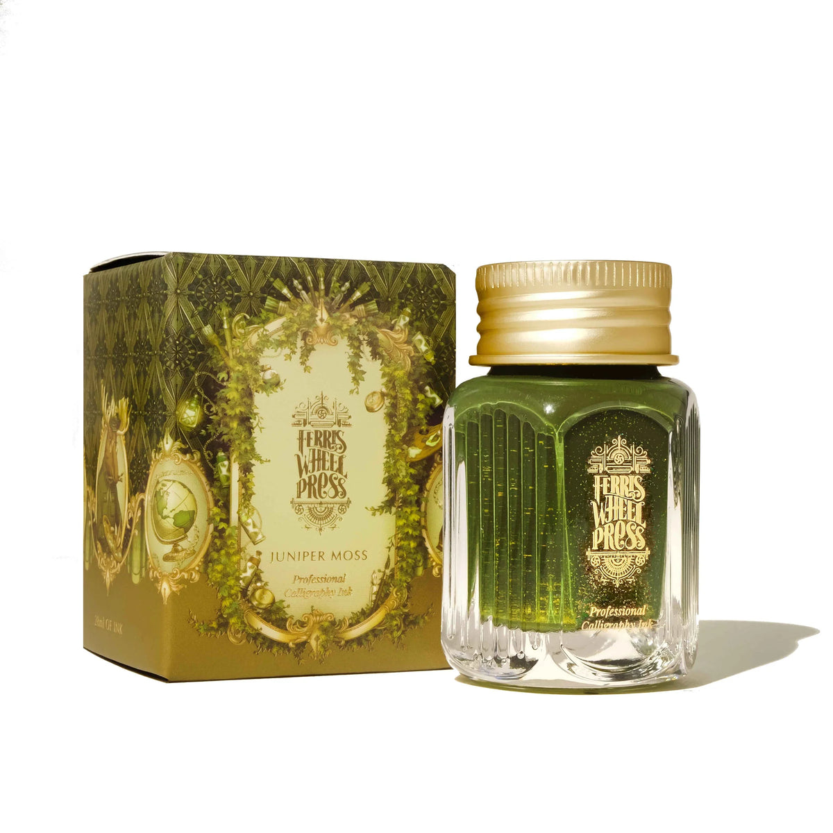 Ferris Wheel Press 28ml Calligraphy Ink – Juniper Moss - Pen Boutique Ltd
