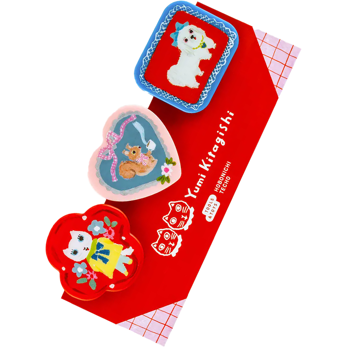 Hobonichi Clip Set - Yumi Kitagishi (Set of 3) - Pen Boutique Ltd