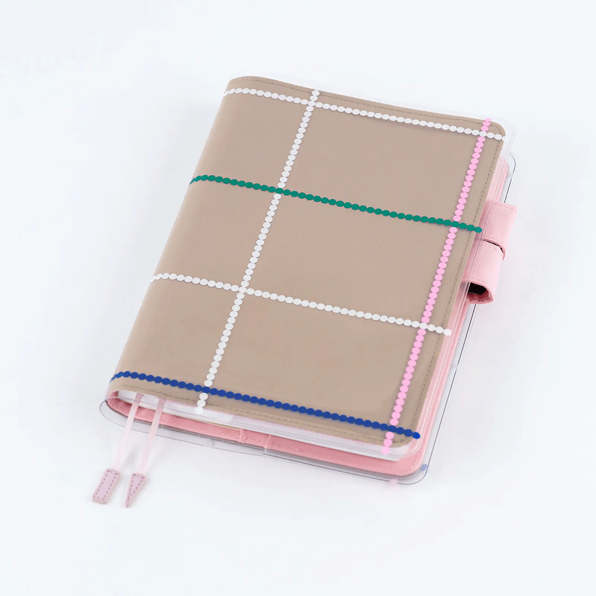 Hobonichi Cover on Cover - Yoshie Watanabe - A5 (Dotted Plaid) - Pen Boutique Ltd