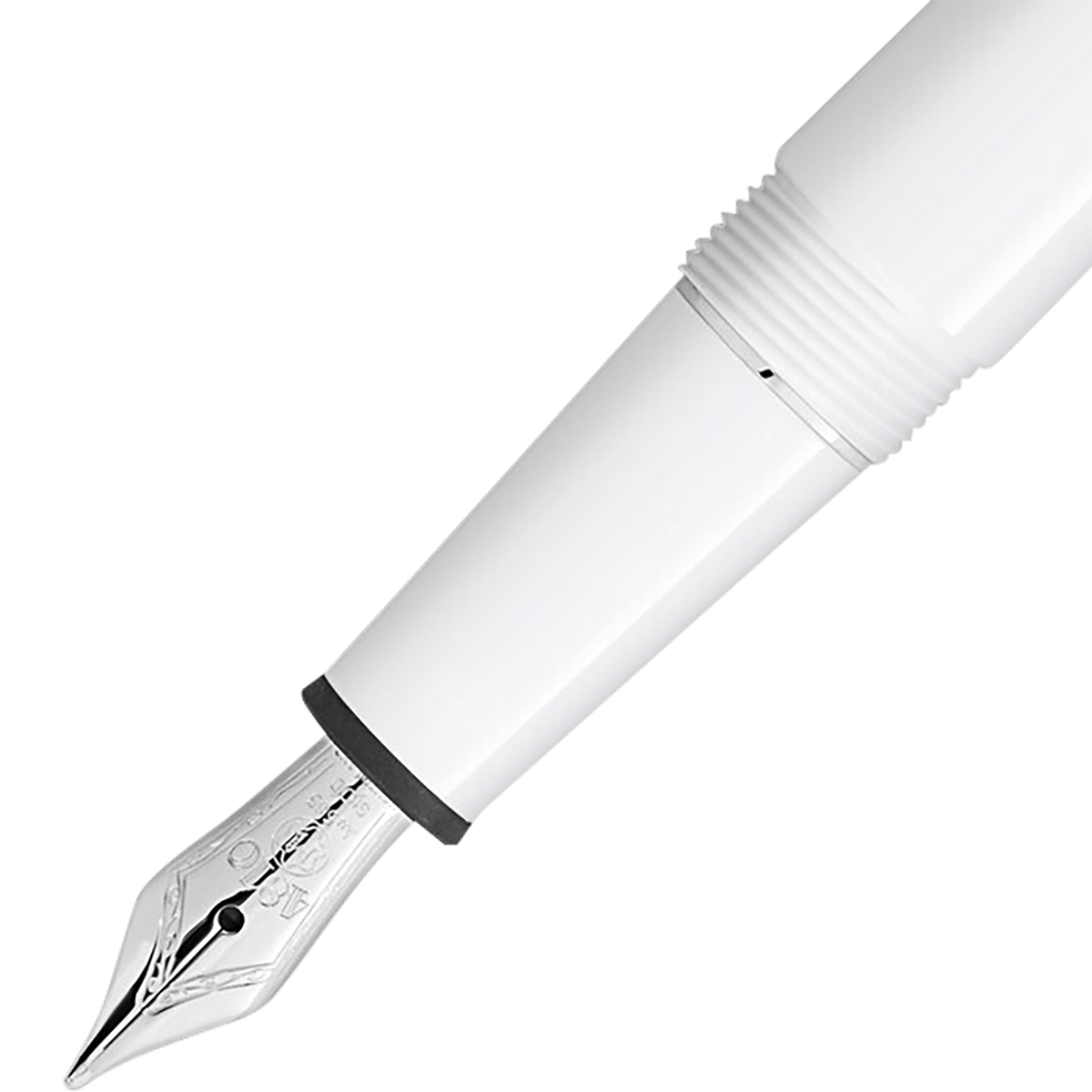 Montblanc 145 Meisterstuck Fountain Pen - White - Classique - Pen Boutique Ltd
