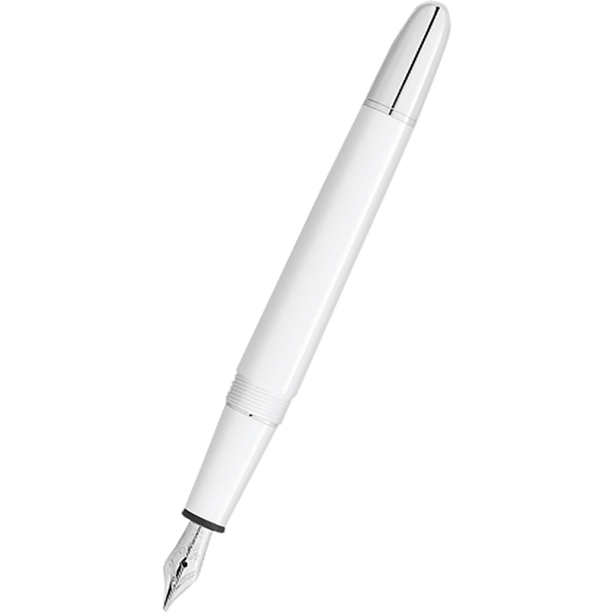 Montblanc 145 Meisterstuck Fountain Pen - White - Classique - Pen Boutique Ltd