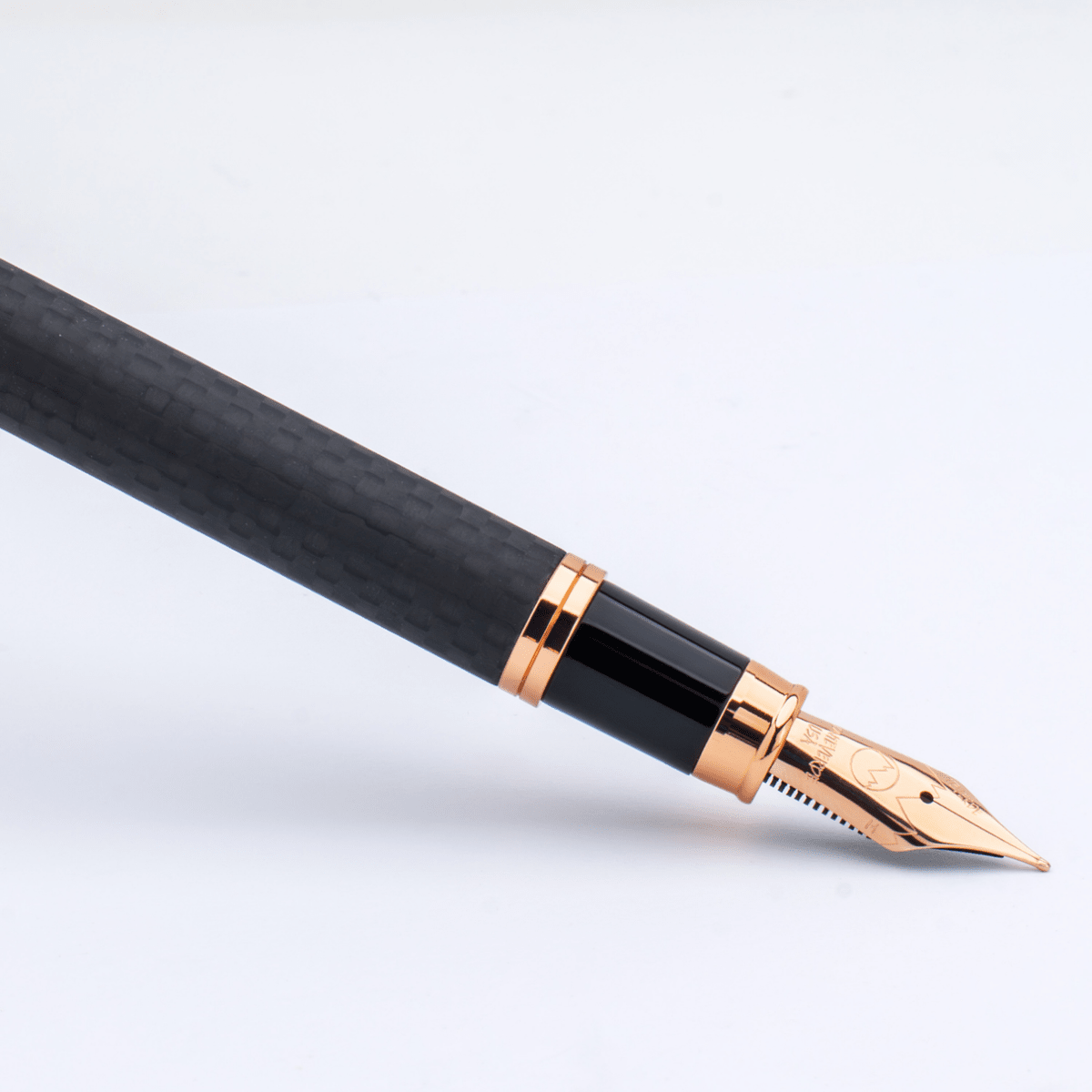 Monteverde Innova Fountain Pen Notebook Set - Carbon Fiber - Rosegold - Pen Boutique Ltd