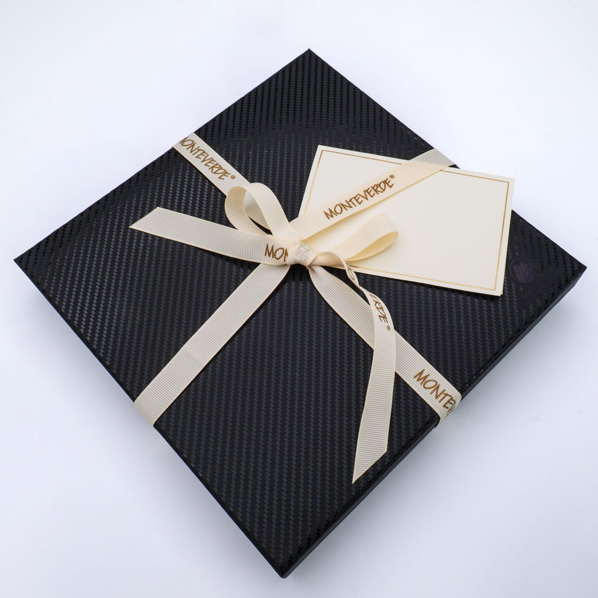Monteverde Innova Ballpoint Pen Notebook Set - Carbon Fiber - Gunmetal - Pen Boutique Ltd