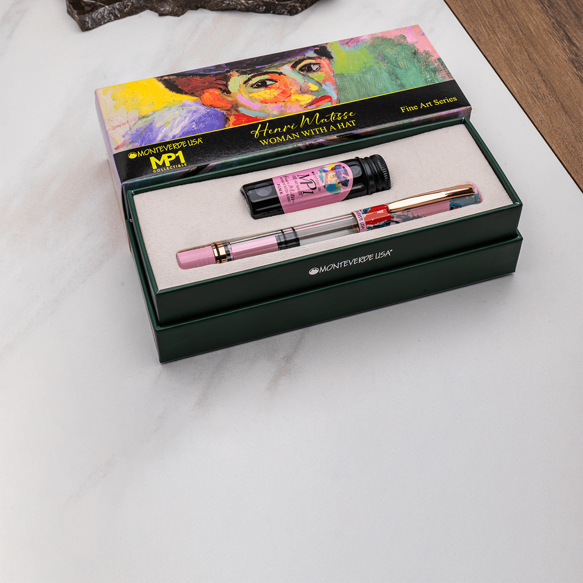 Monteverde MP1 Fountain Pen Gift Set - Henri Matisse Woman With A Hat (Numbered Edition) - Pen Boutique Ltd