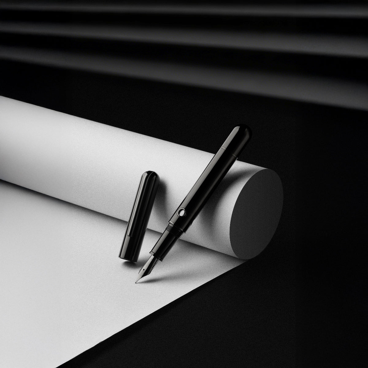 Nahvalur Nautilus Fountain Pen - Cephalopod Black - Pen Boutique Ltd