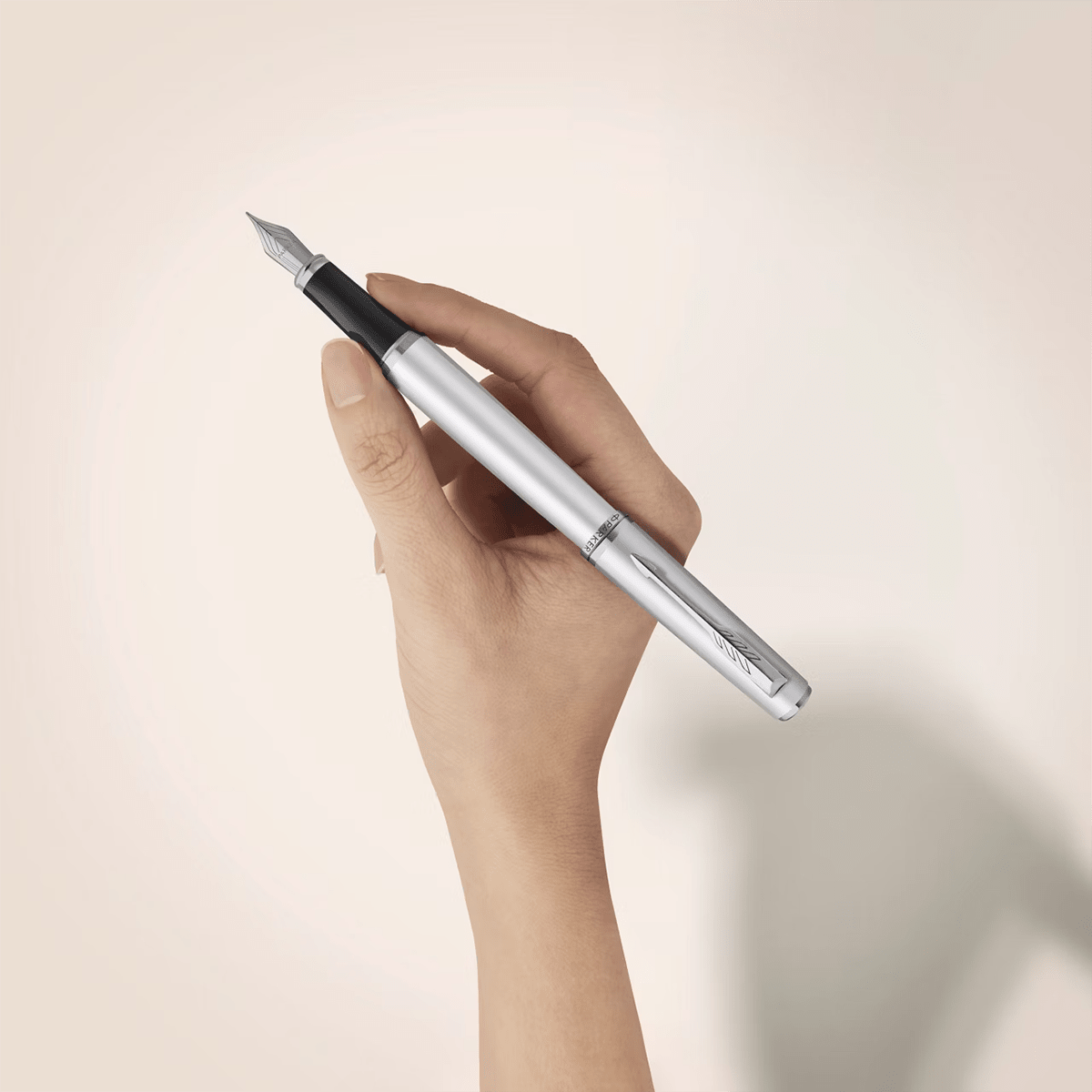 Parker Meridian Fountain Pen - Chrome - Chrome Trim - Pen Boutique Ltd