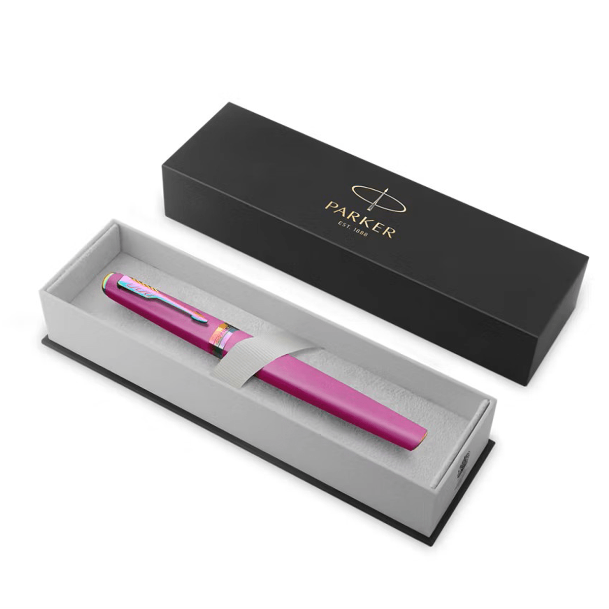 Parker Meridian Rollerball Pen - Grape - Rainbow Trim - Pen Boutique Ltd