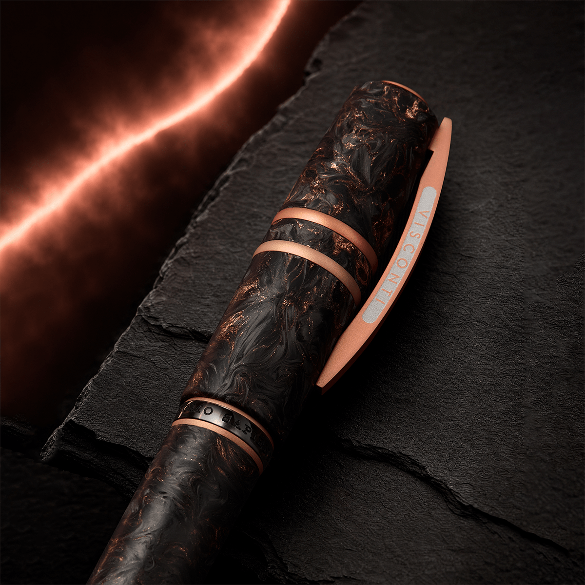 Visconti Homo Sapiens Fountain Pen - Carbon Rose - 18k Nib (Limited Edition) - Pen Boutique Ltd