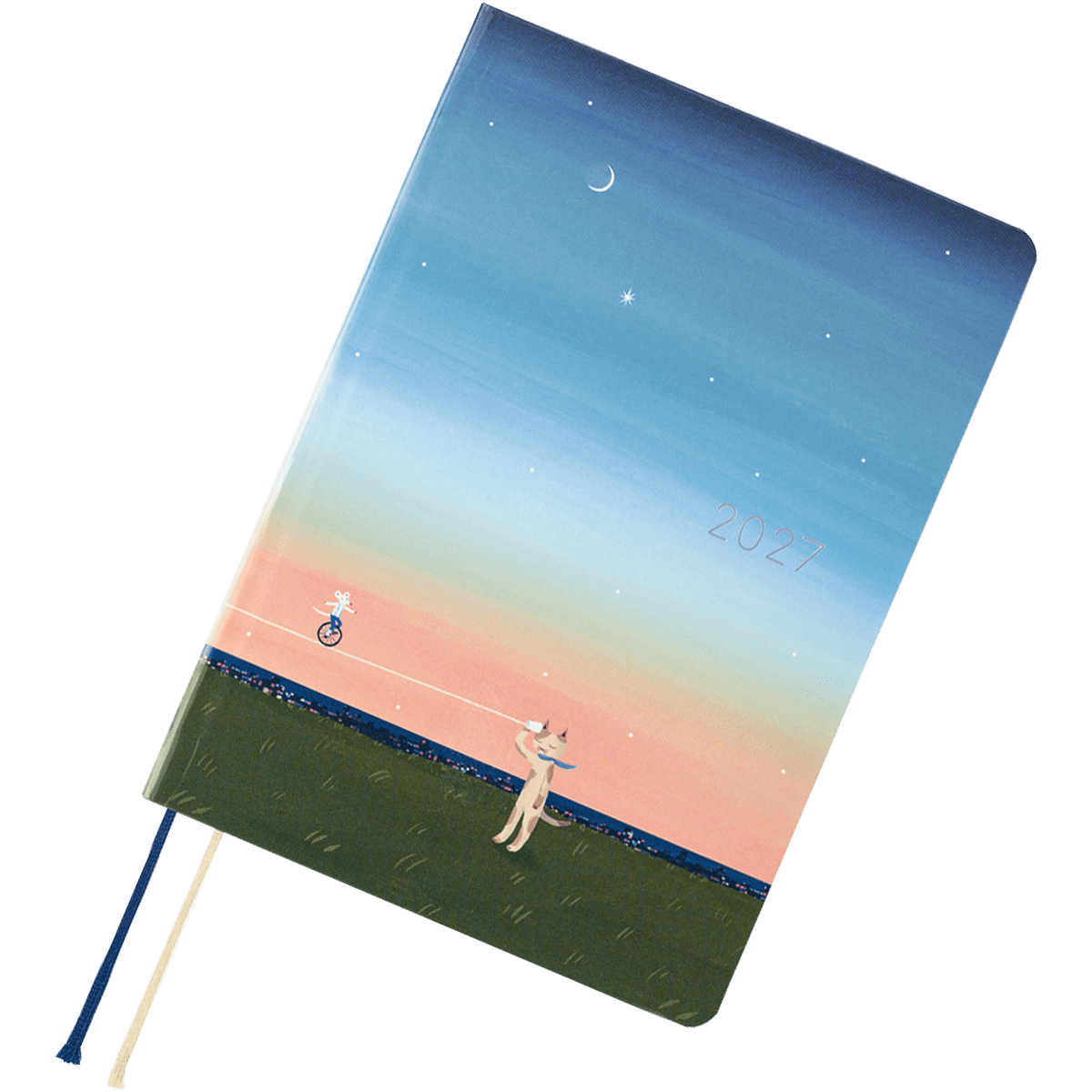 Hobonichi HON Light Hardcover Japanese Book - Hiroko Kubota: String Telephone Until the Moon is Full - A6 (January Start) - Pen Boutique Ltd