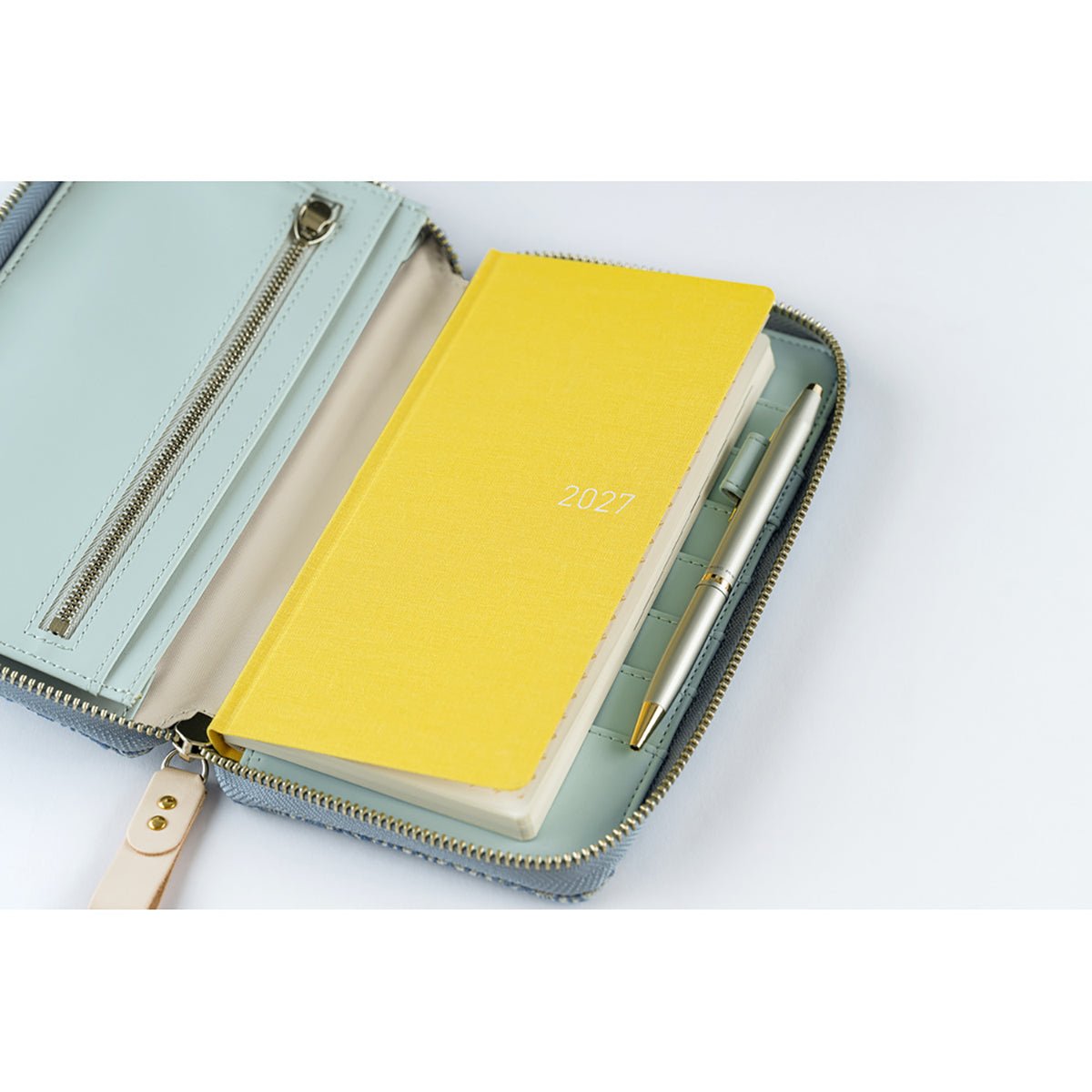 Hobonichi Cover - Minä Perhonen: Felice - Blue - Tall & Slim - Pen Boutique Ltd
