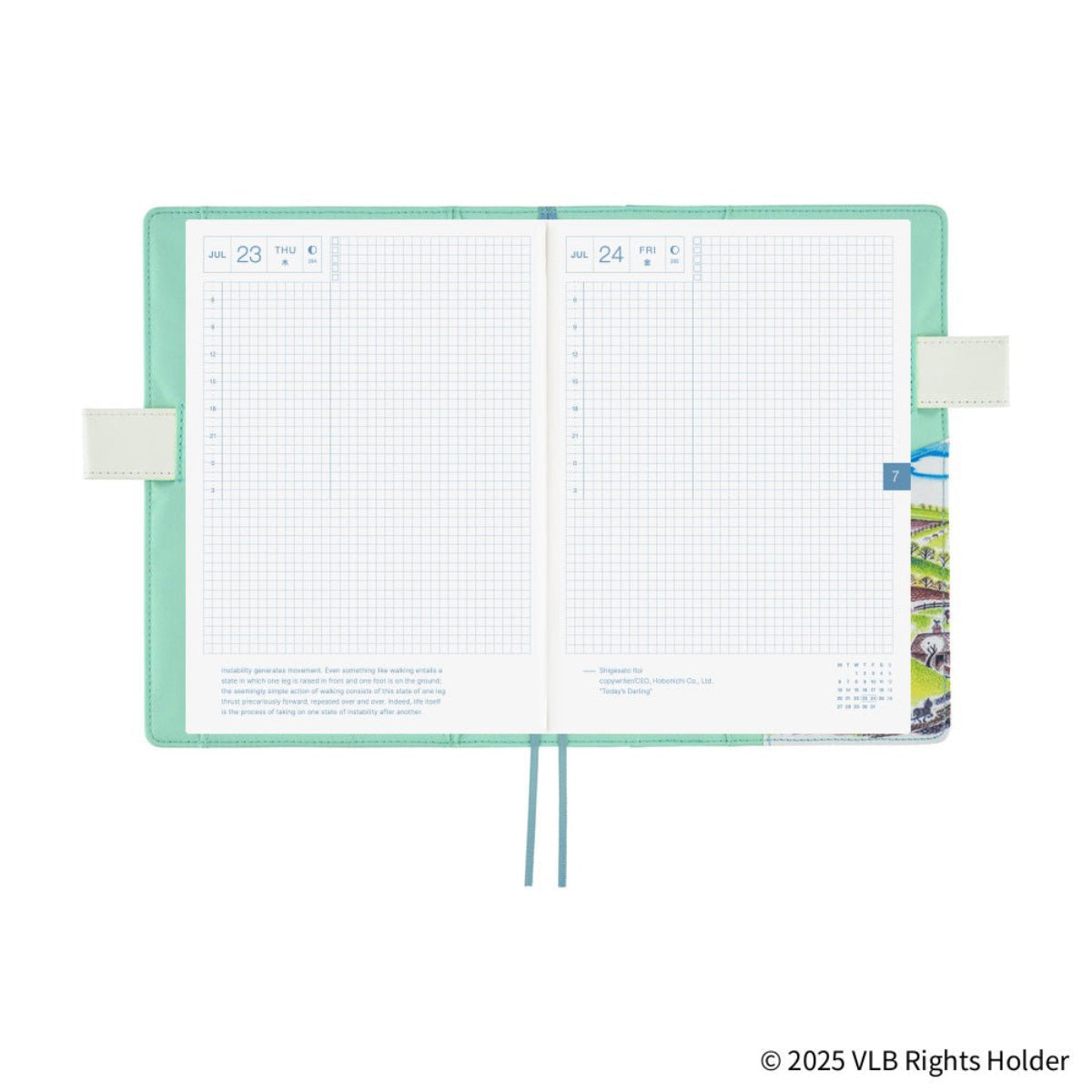Hobonichi Cousin Cover - Virginia Lee Burton: The Little House - A5 - Pen Boutique Ltd