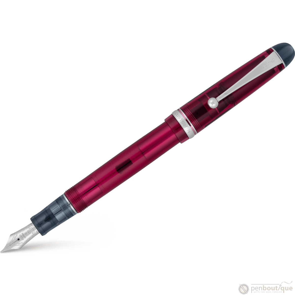 Pilot Custom 74 Fountain Pen - Merlot - Pen Boutique Ltd