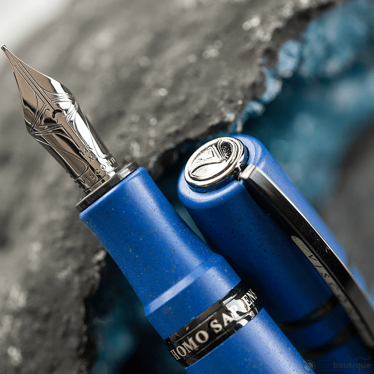 Visconti Homo Sapiens Fountain Pen - Ultramarine Blue - Oversize - Pen Boutique Ltd