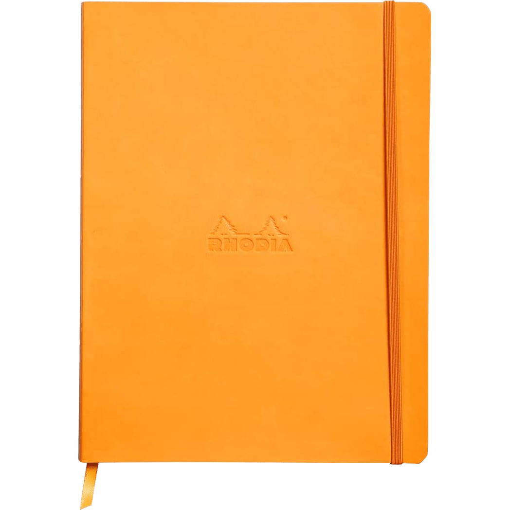 Rhodia Rhodiarama Notebook - Soft Cover - Orange - Lined - Pen Boutique Ltd