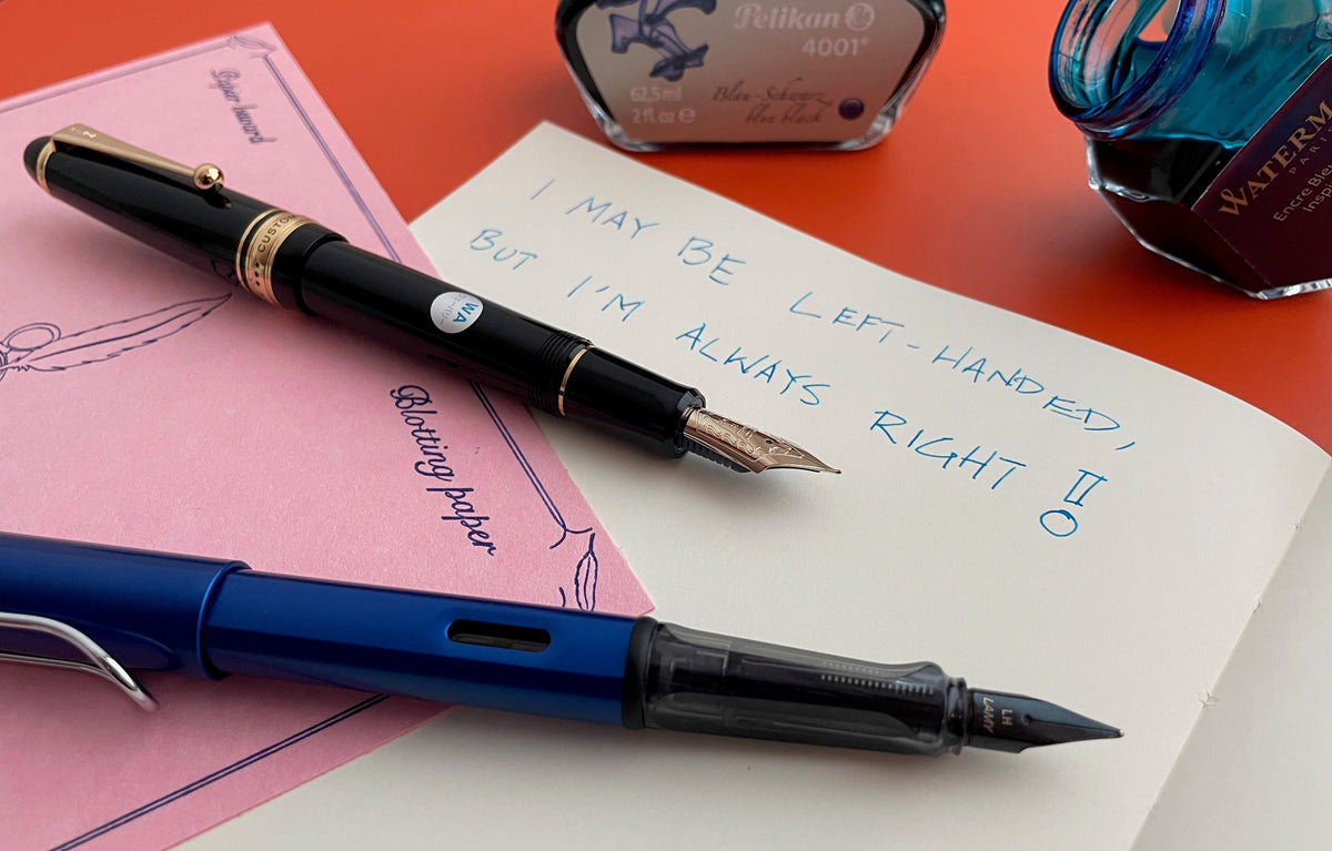 Yes, Fountain Pens are for Lefties, Too! - Pen Boutique Ltd 
