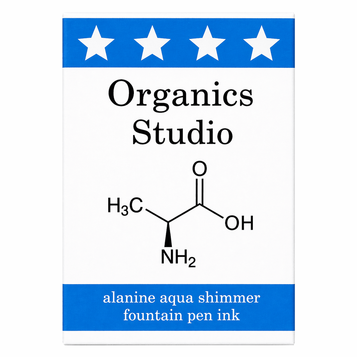Organics Studio Ink Bottle - Alanine (TEAL SHIMMER) - Pen Boutique Ltd
