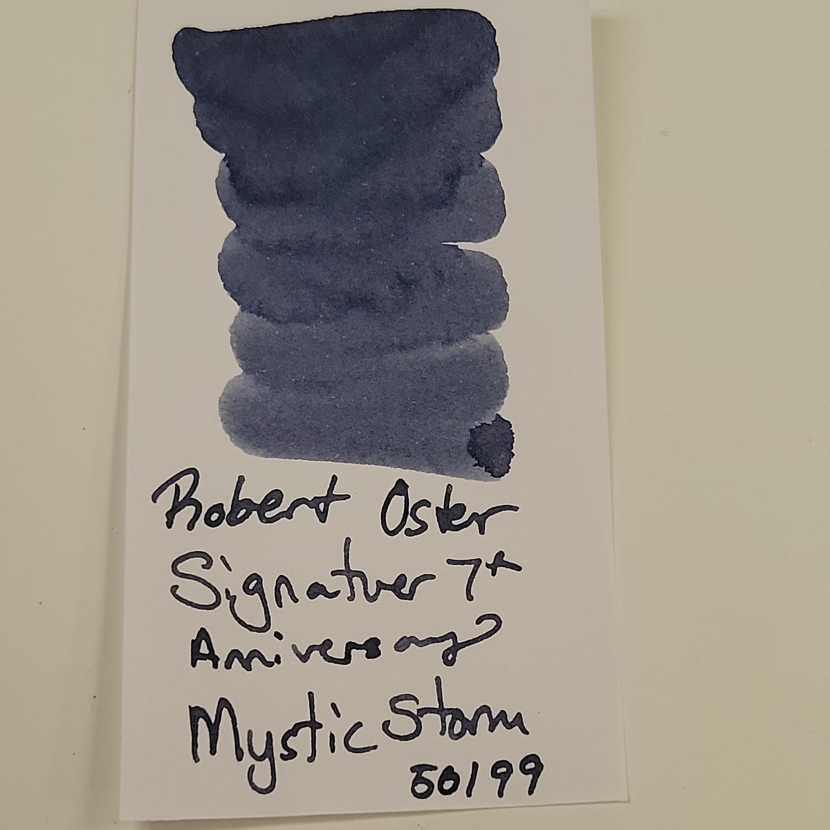 Robert Oster Signature Ink Bottle - 7th Anniversary - Mystic Storm - 50ml - Pen Boutique Ltd
