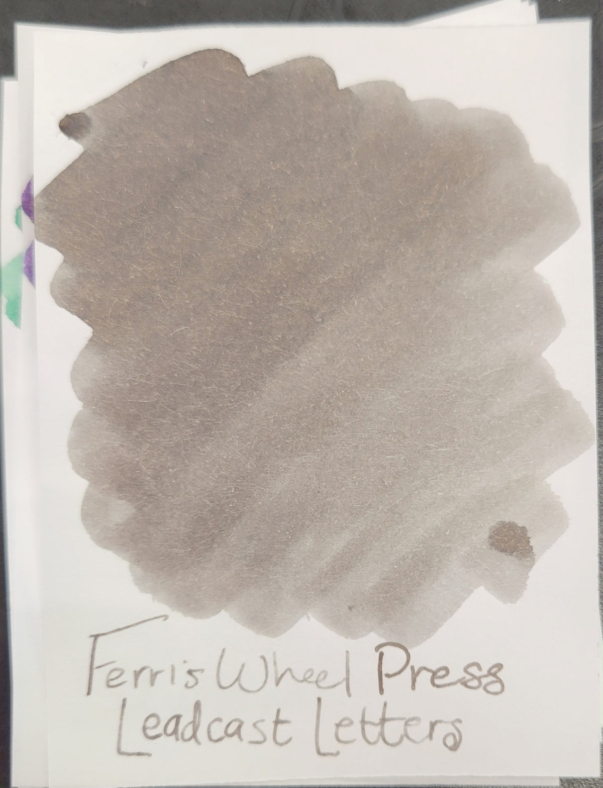 Ferris Wheel Press Ink Bottle - Leadcast Letters  - 38ml - Pen Boutique Ltd