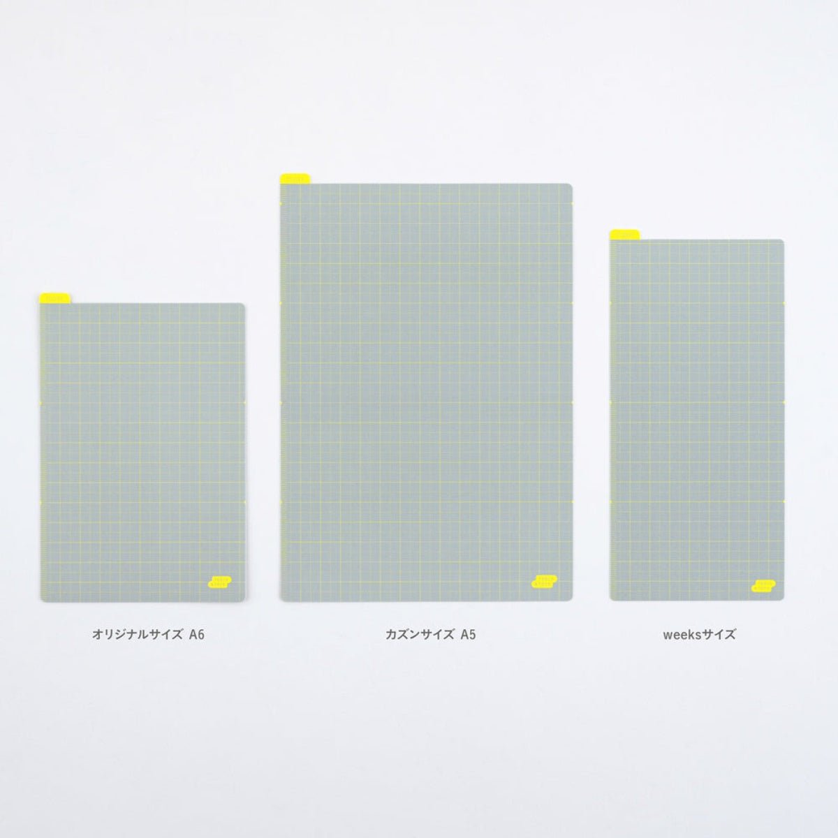 Hobonichi Pencil Board - Ice Gray x Yellow - Weeks - Pen Boutique Ltd