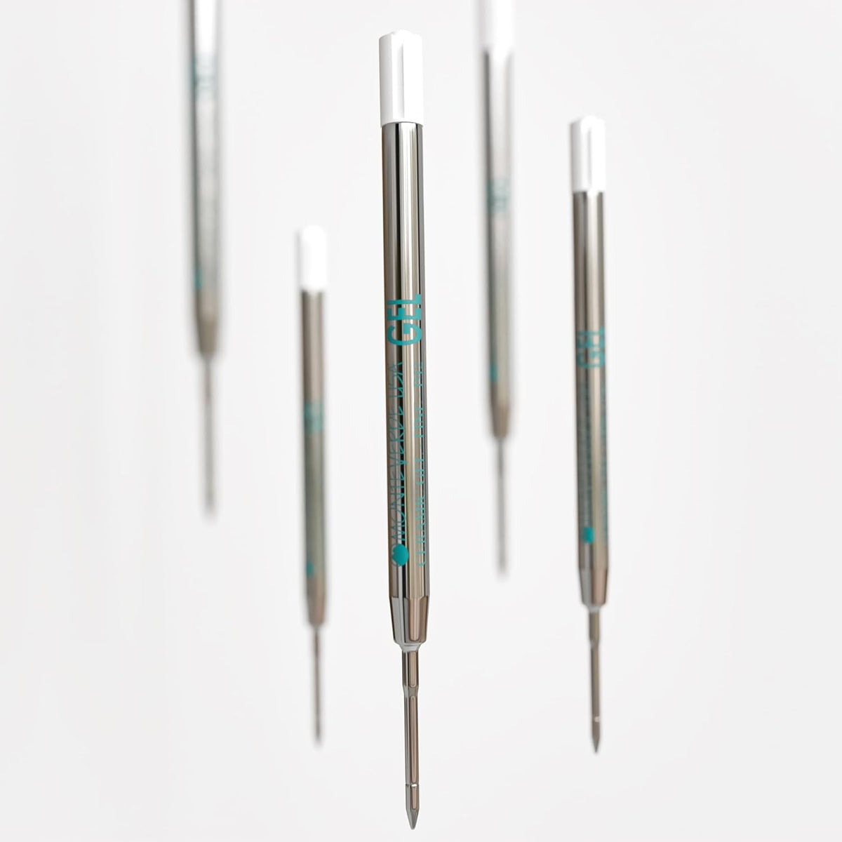 Monteverde Capless Gel Refill (to fit Parker) - Turquoise - 0.7 mm Fine Point (1/pack) - Pen Boutique Ltd