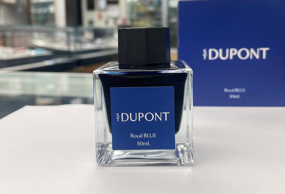 S T Dupont Bottled Ink - Royal Blue 50ml - Pen Boutique Ltd