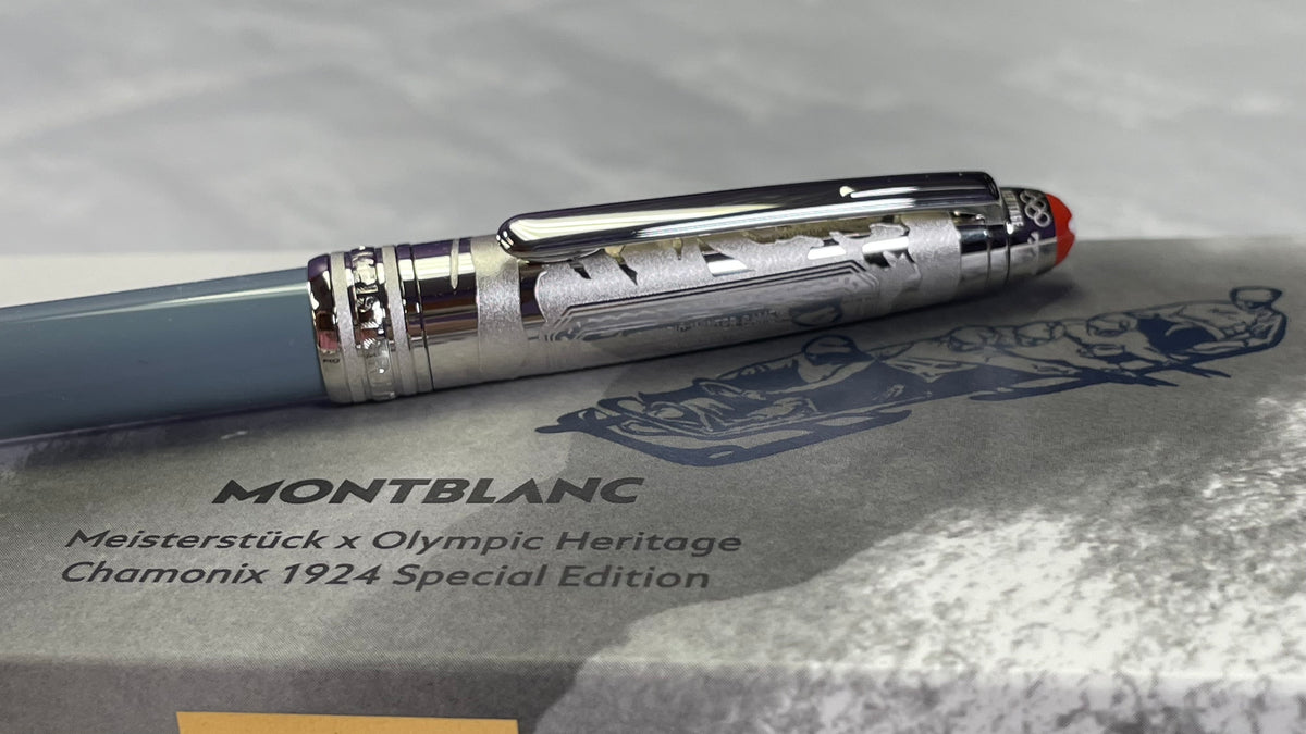 Montblanc Meisterstuck Rollerball Pen - 163 Olympics Chamonix - Doue - Pen Boutique Ltd