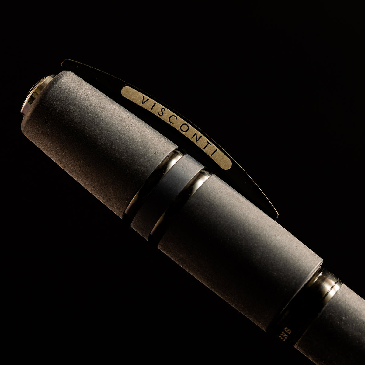Visconti Homo Sapiens Fountain Pen - Dark Age - Volcano Lava Black - Pen Boutique Ltd