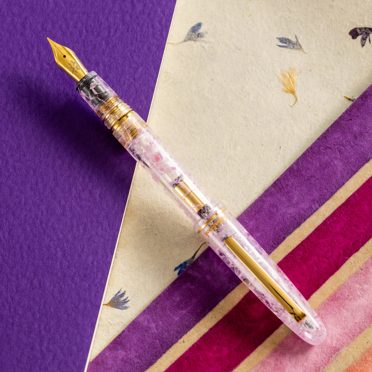 Esterbrook x BUNGUBOX Estie Fountain Pen - The Kachofugetsu Flower - Cherry Blossom (Limited Edition) - Pen Boutique Ltd