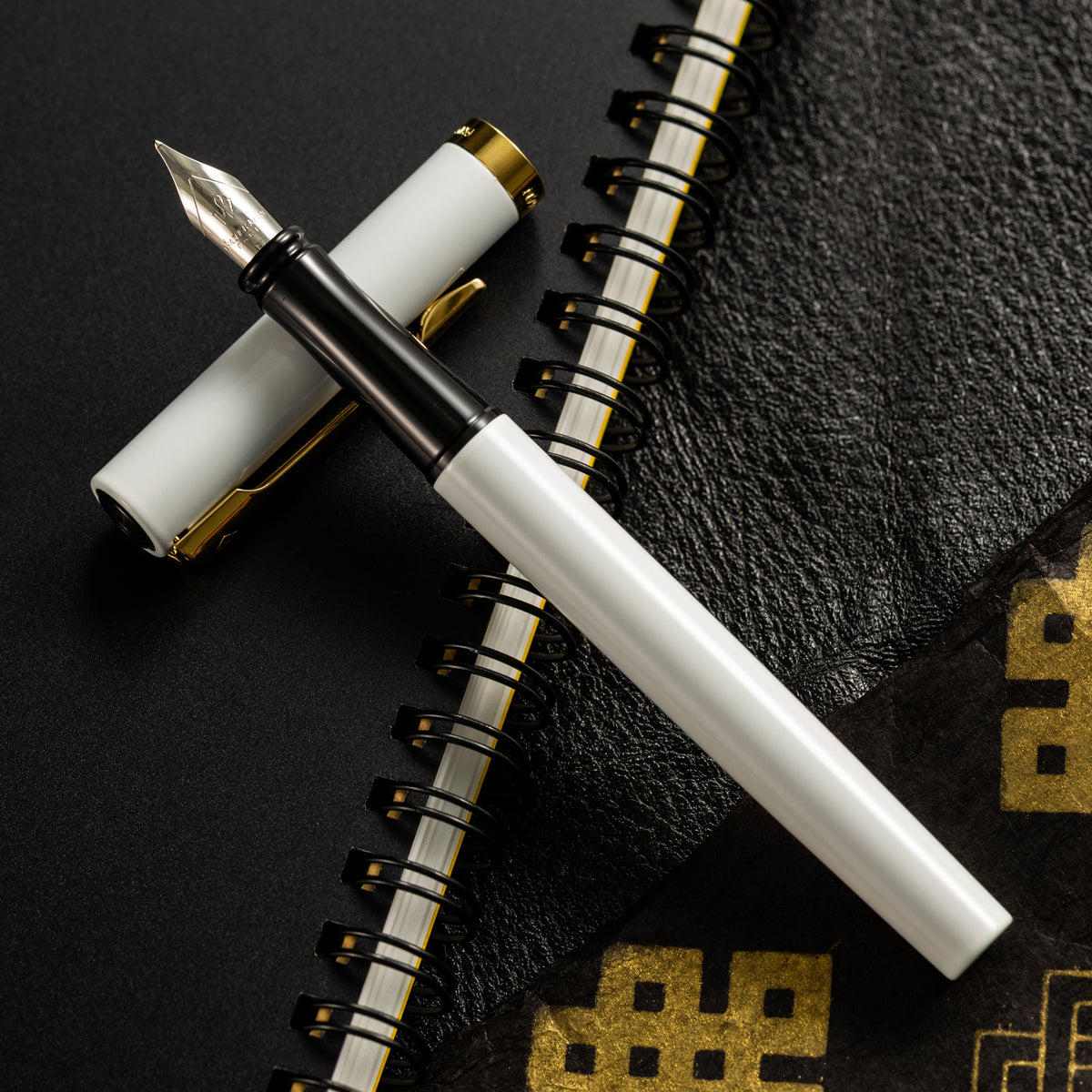 Waterman Impression Fountain Pen - White GT - Pen Boutique Ltd