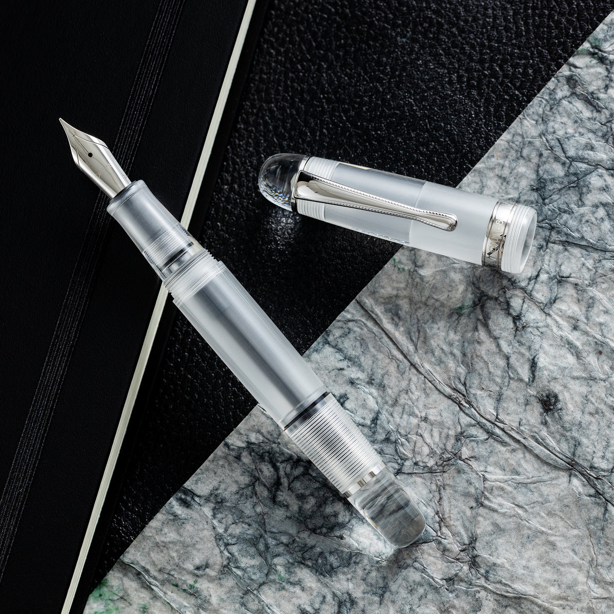 Opus 88 Jazz Fountain Pen - Clear Demo - Pen Boutique Ltd