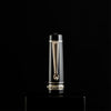 Delta DV Original Mini Rollerball Pen – Black & Orange with Palladium Trim - Pen Boutique Ltd