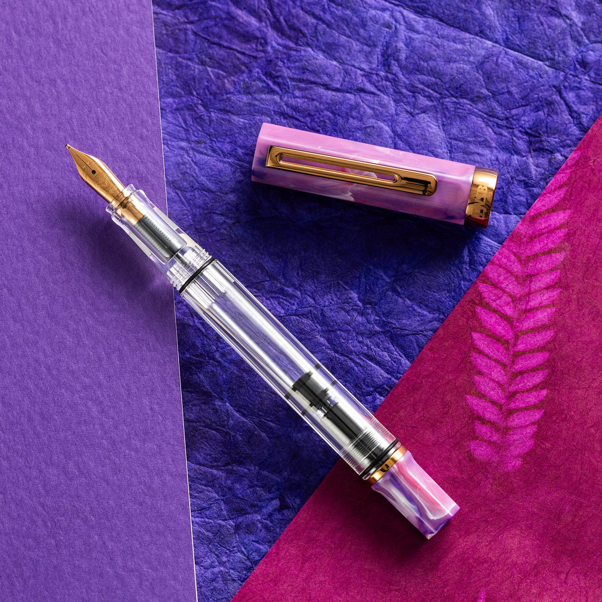 TWSBI ECO Fountain Pen - Fluorite Purple - Bronze Trim - Pen Boutique Ltd