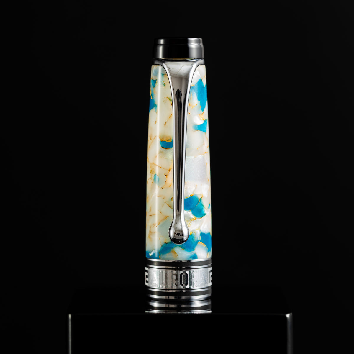 Aurora Optima 365 Pearl & Octane Limited Edition Fountain Pen - Pen Boutique Ltd
