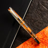 Delta DV Original Fountain Pen - Glow Up Oro - Gold Trim - Stainless Steel Nib (Mid Size) - Pen Boutique Ltd