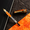 Delta DV Original Fountain Pen - Glow Up Oro - Gold Trim - Stainless Steel Nib (Mid Size) - Pen Boutique Ltd