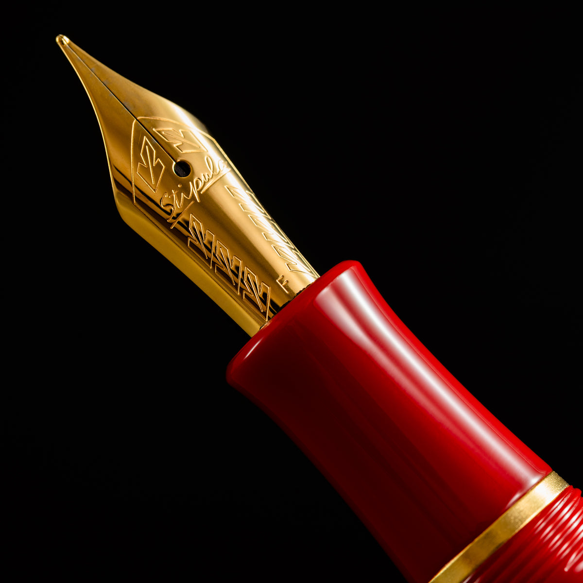 Stipula Gladiator Fountain Pen - Red - Pen Boutique Ltd