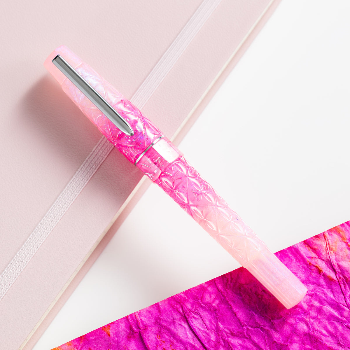 Benu Cocktail Hour Fountain Pen - Pink Lady - Pen Boutique Ltd